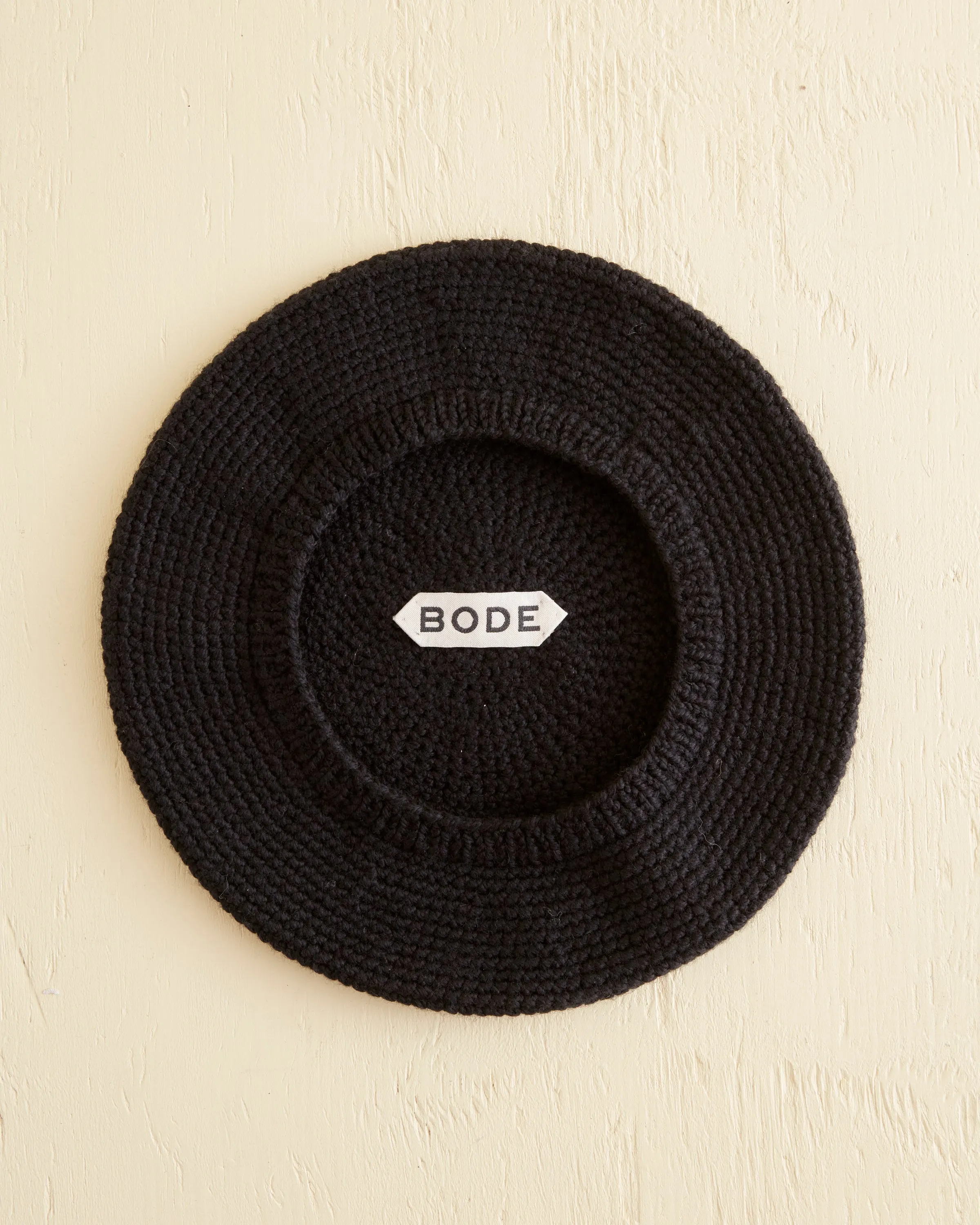 Crochet Beret - Black