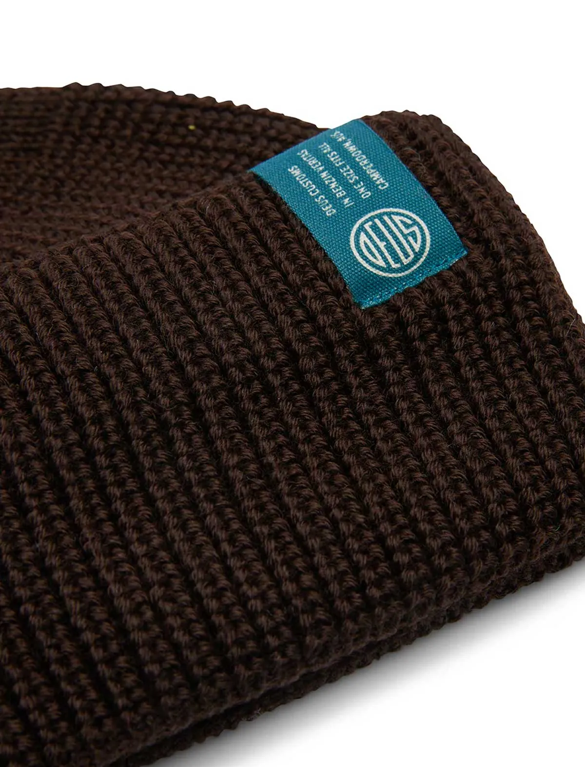 Deus Ex Machina Classics Deck Pill Beanie Chocolate Brown