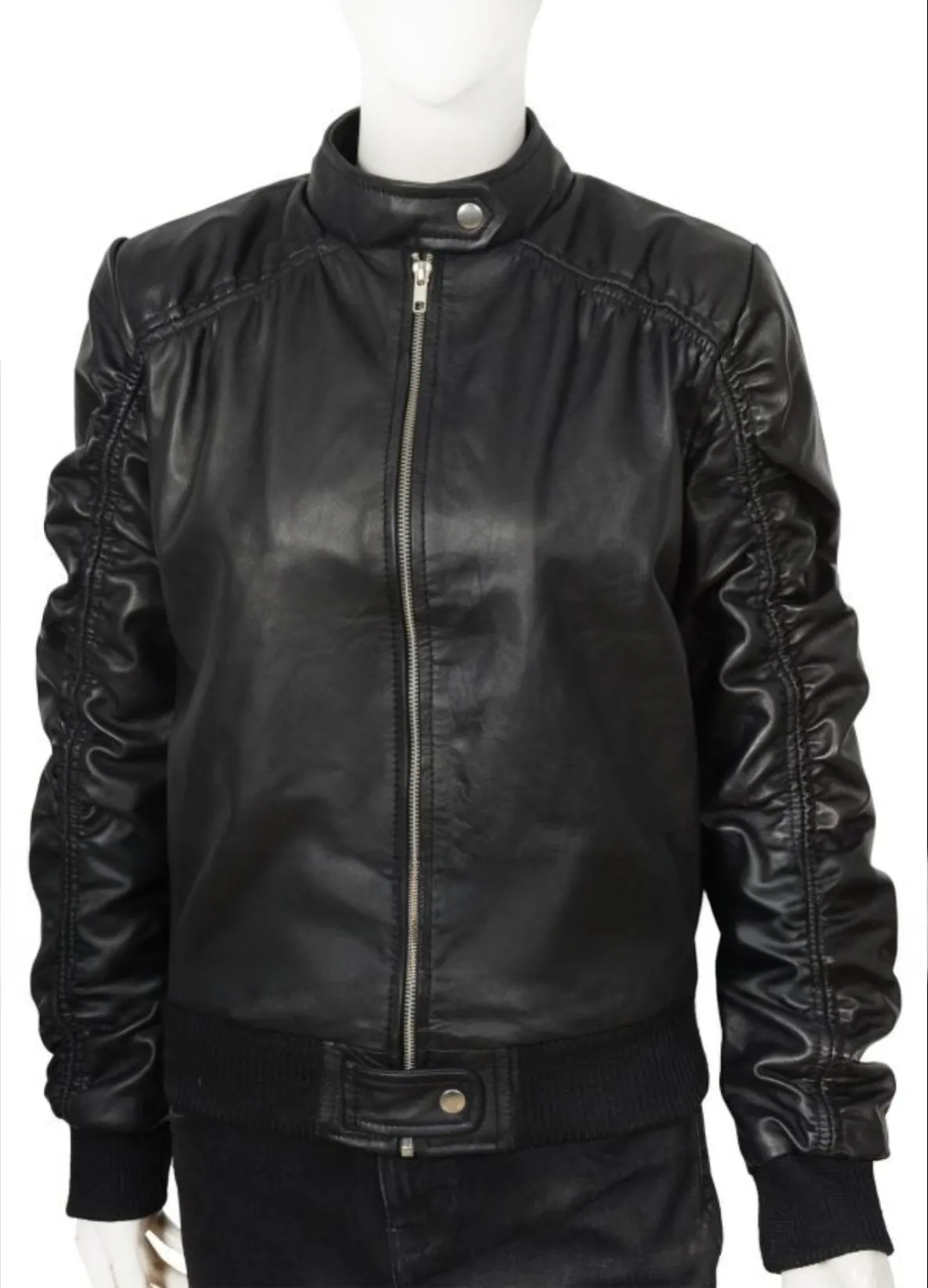 Elena Gilbert Black Leather Jacket
