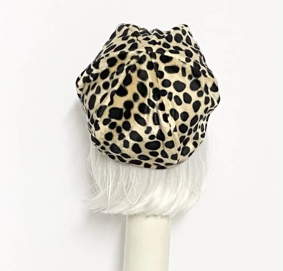 Faux Fur Beret Hat