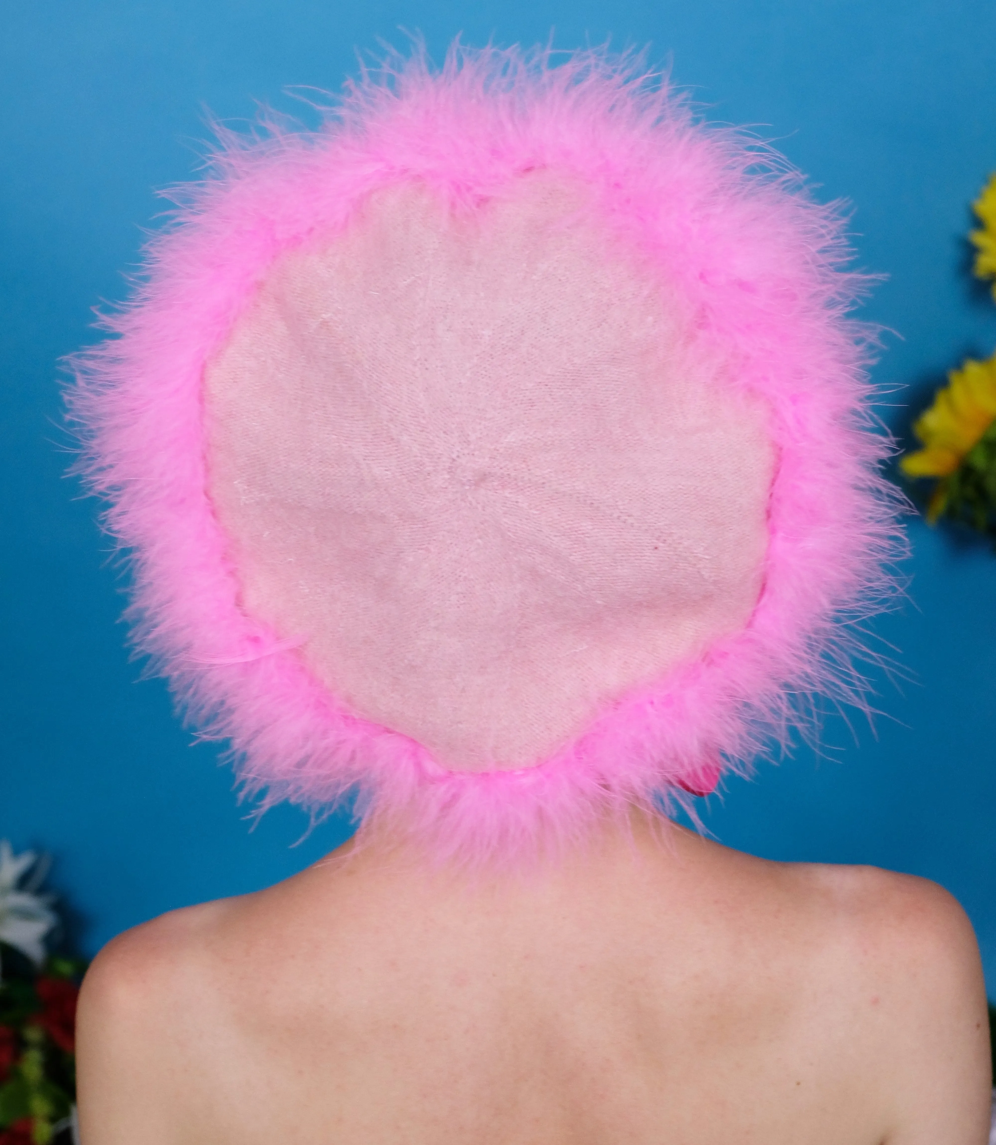 Pink Fluffy  Beret