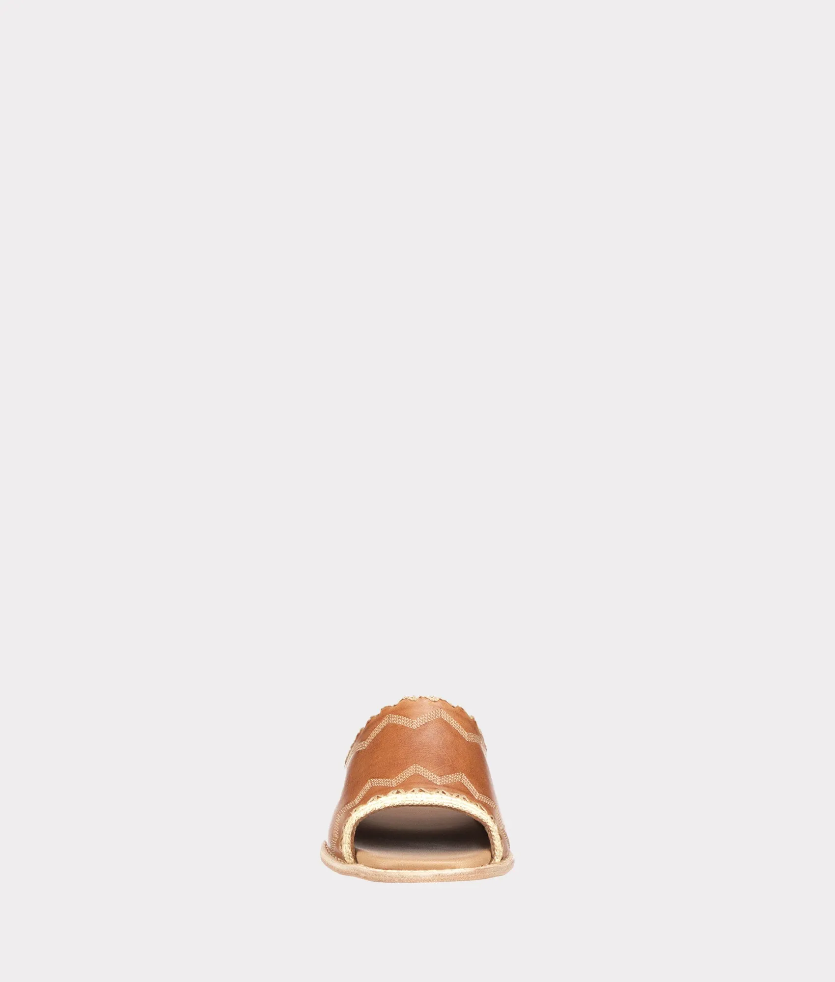 Raffia Sandal :: Brown